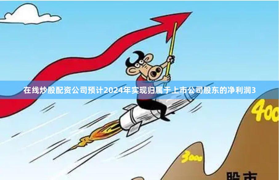 在线炒股配资公司预计2024年实现归属于上市公司股东的净利润3